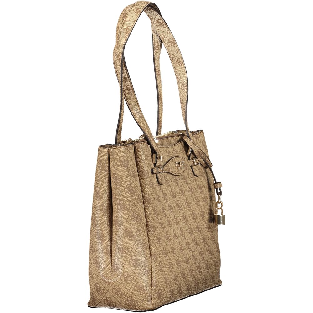 Sac à main Guess Jeans beige en polyéthylène pour femme