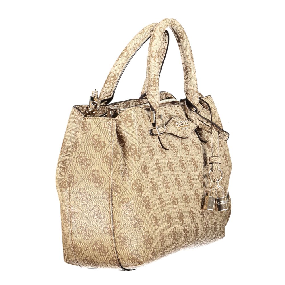Sac à main Guess Jeans beige en polyéthylène pour femme