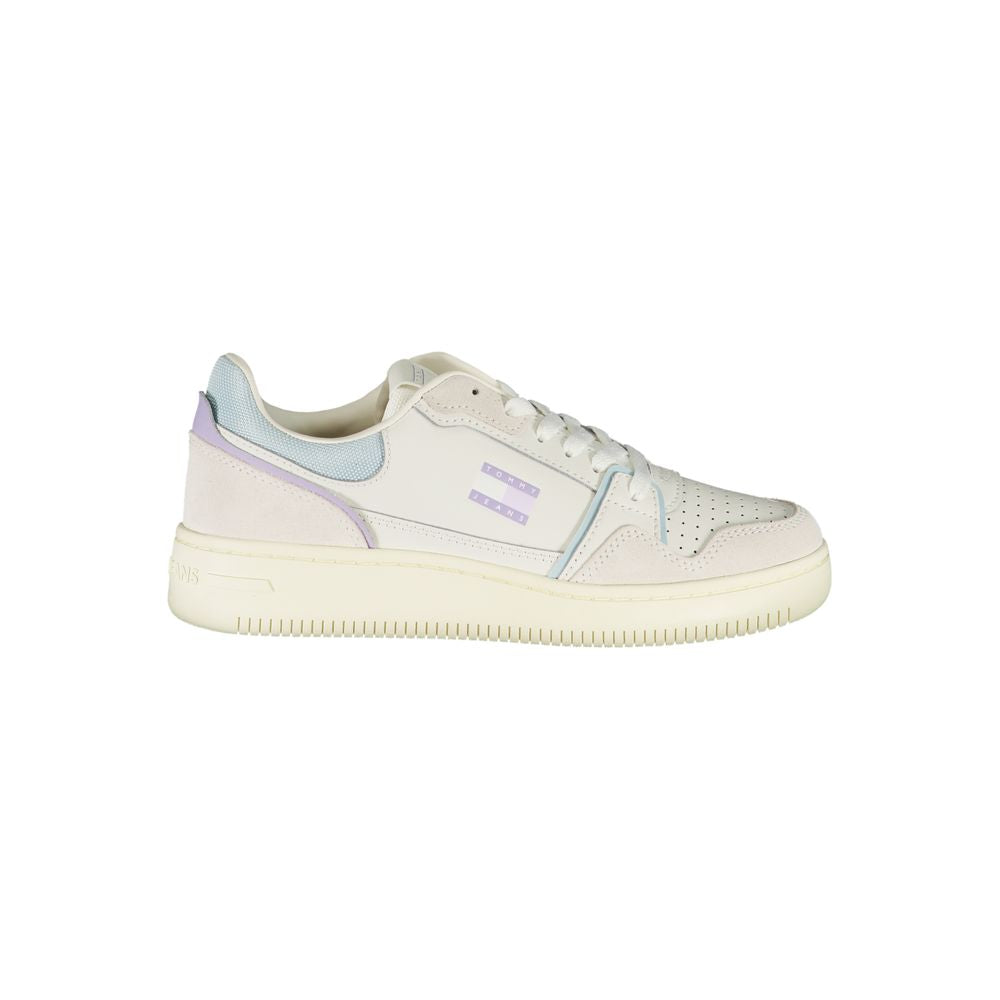 Baskets Tommy Hilfiger en cuir blanc pour femmes