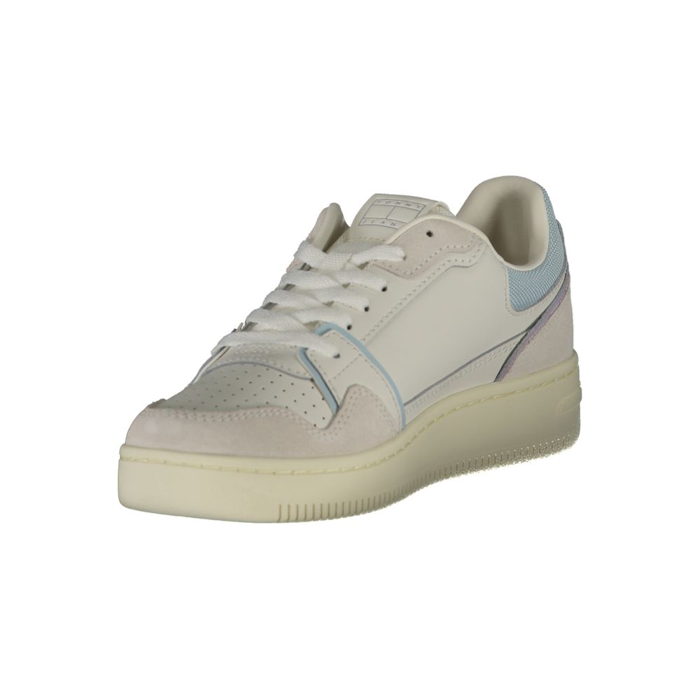 Baskets Tommy Hilfiger en cuir blanc pour femmes