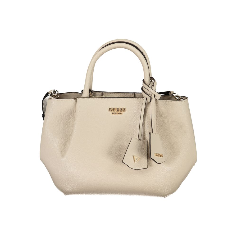 Sac à main Guess Jeans beige en polyéthylène pour femme