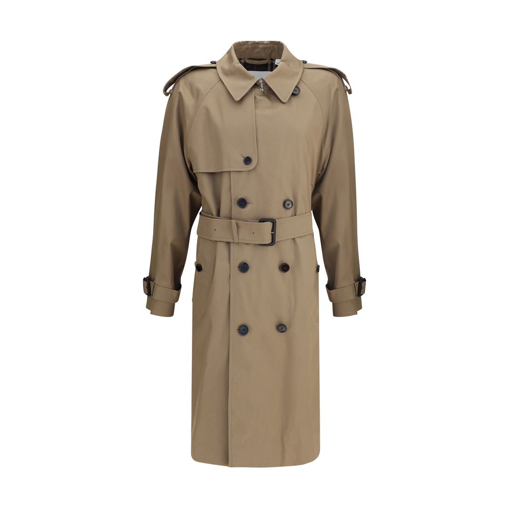Burberry Beiger Baumwoll-Trenchcoat
