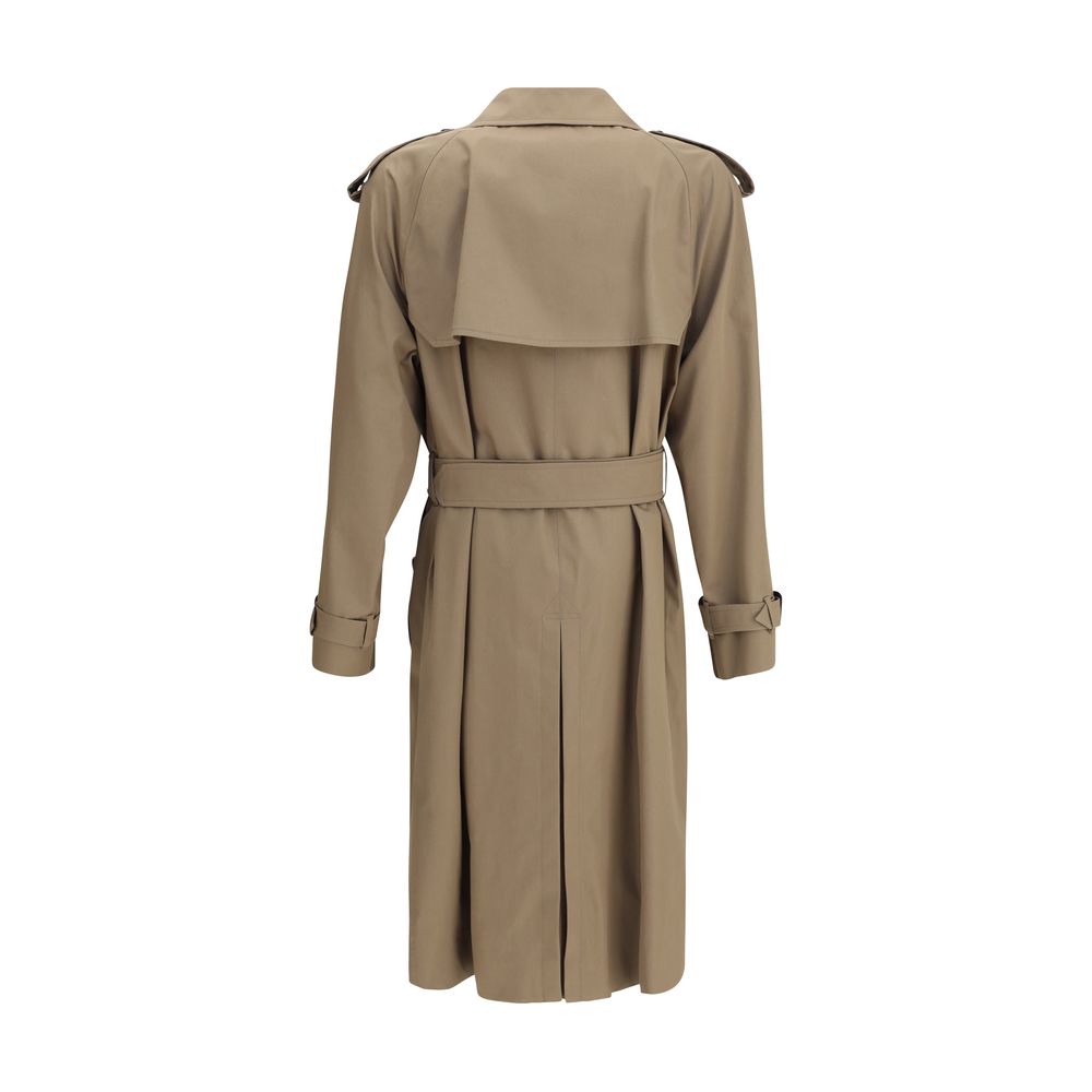 Burberry Beiger Baumwoll-Trenchcoat