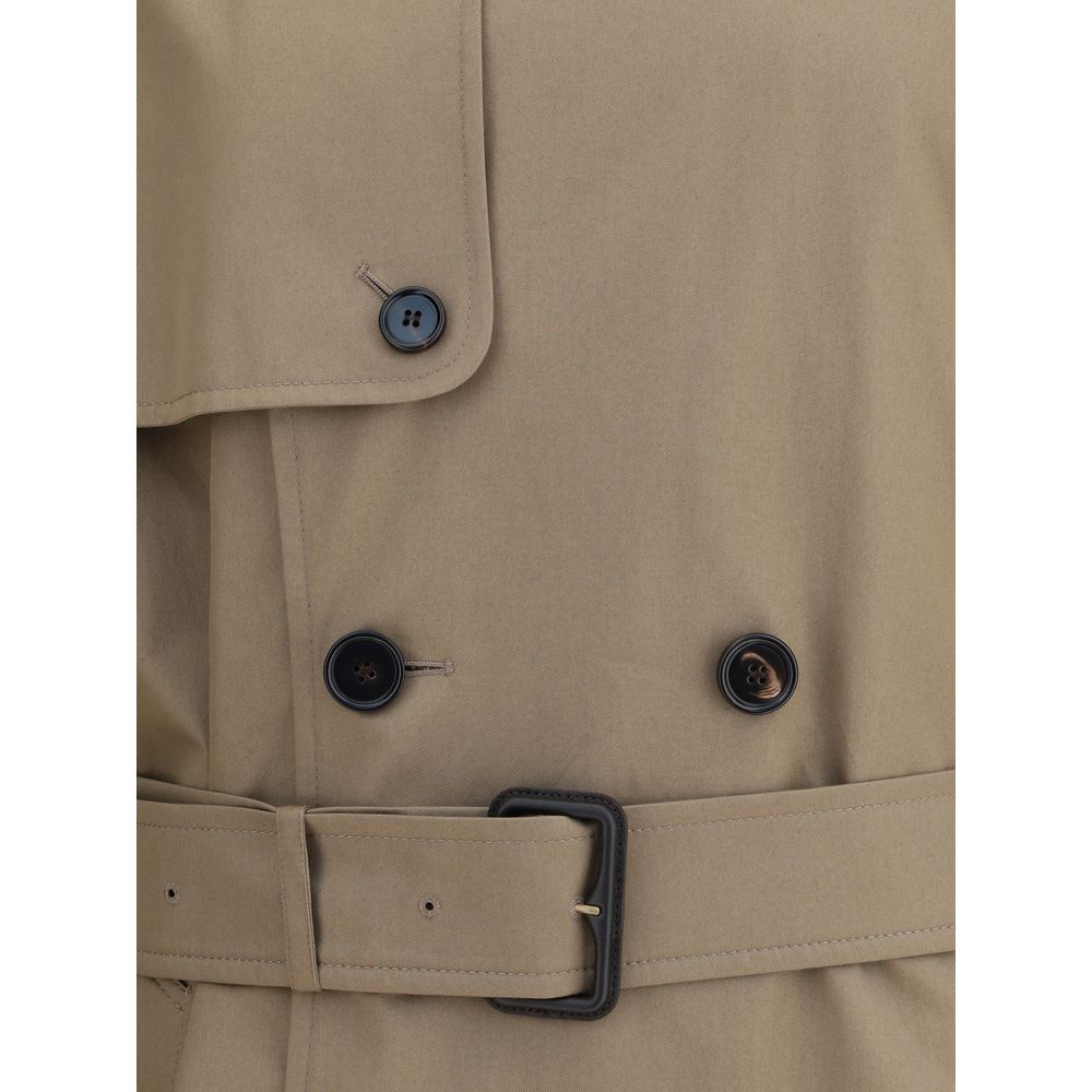 Burberry Beiger Baumwoll-Trenchcoat