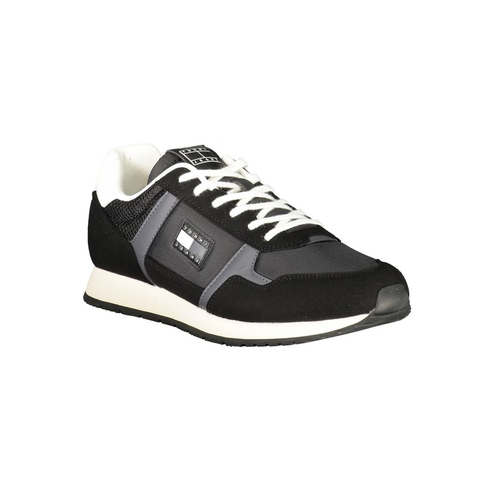 Tommy Hilfiger Schwarzer Polyester-Sneaker