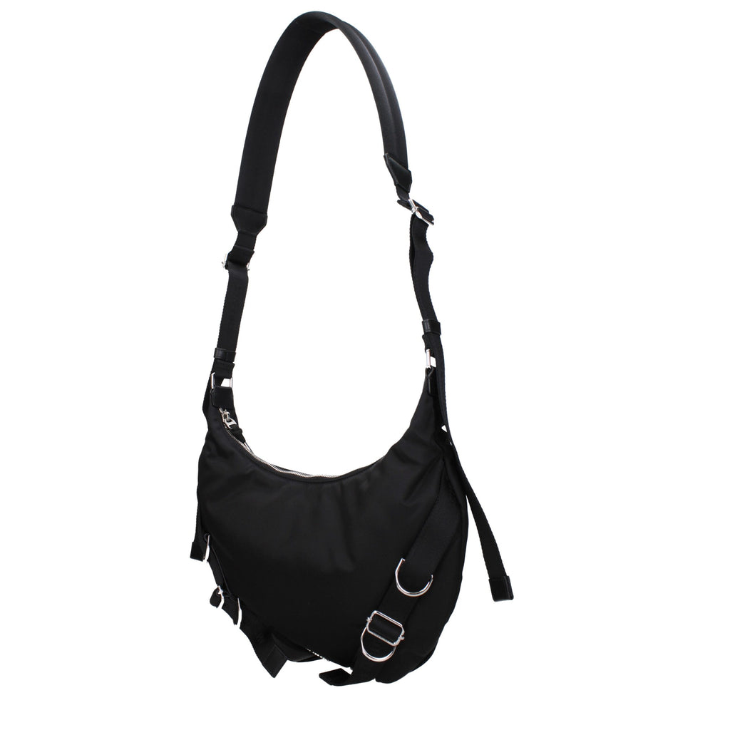 Givenchy Schwarze Nylon-Umhängetasche