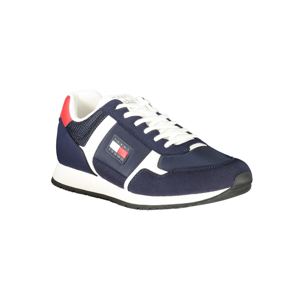 Tommy Hilfiger Blauer Polyester Herren Sneaker
