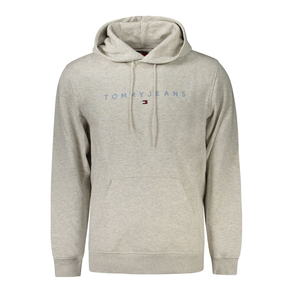 Tommy Hilfiger Grauer Baumwollpullover für Männer