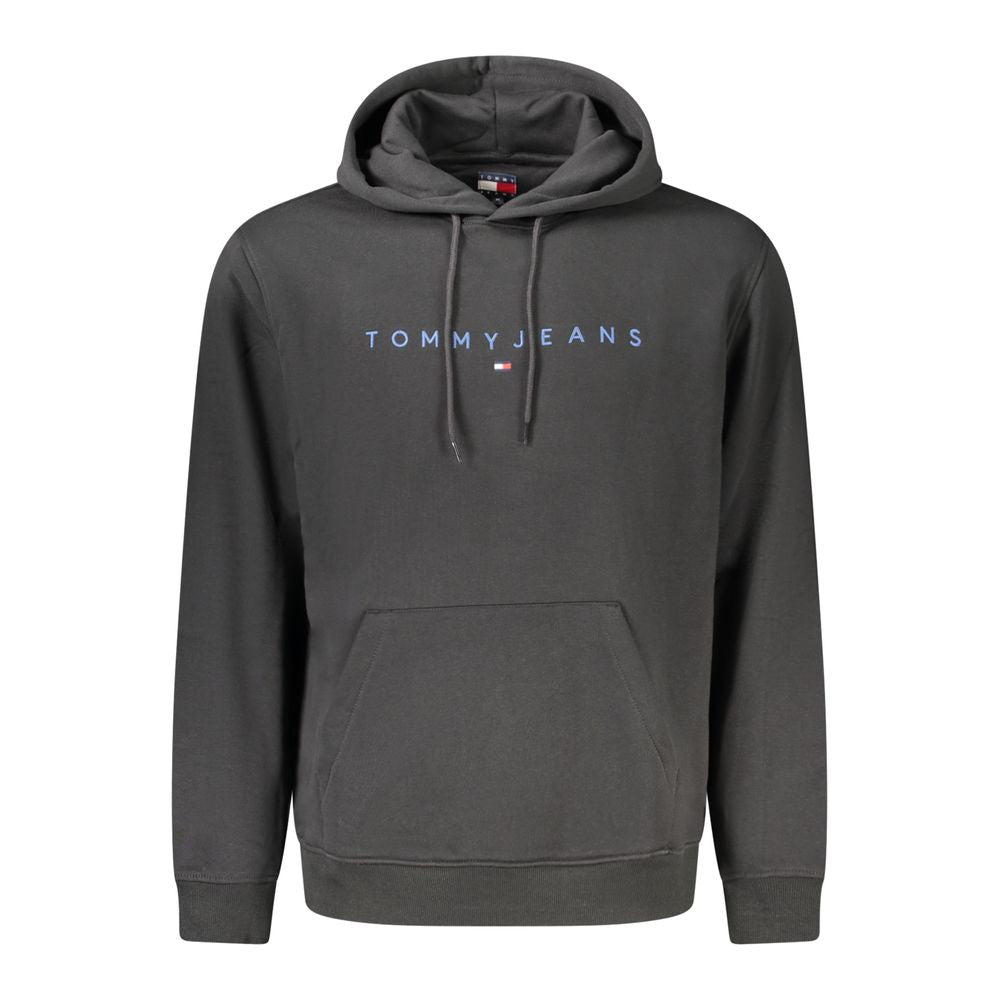 Tommy Hilfiger Schwarzer Baumwoll-Hoodie für Männer