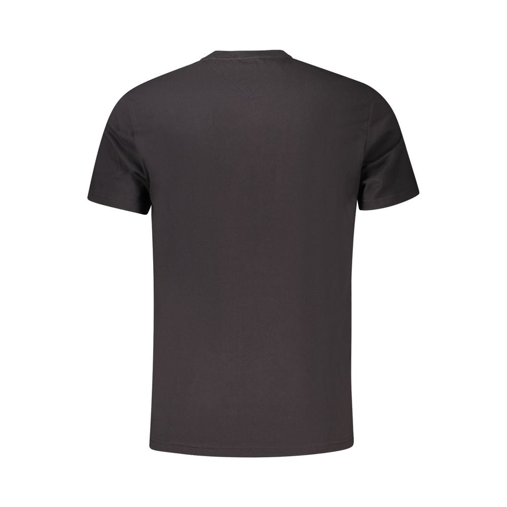 Tommy Hilfiger Schwarzes Baumwolle Männer T-Shirt
