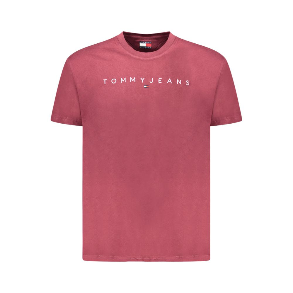 Tommy Hilfiger Rotes Baumwoll-T-Shirt