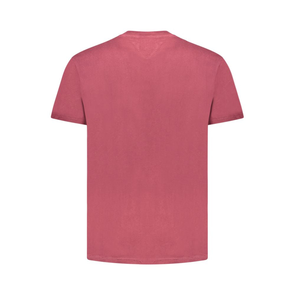 Tommy Hilfiger Rotes Baumwoll-T-Shirt
