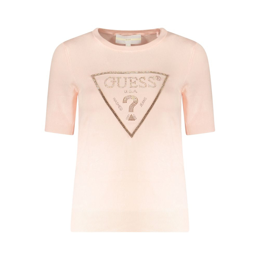Guess Jeans Rosa Viskose-Pullover
