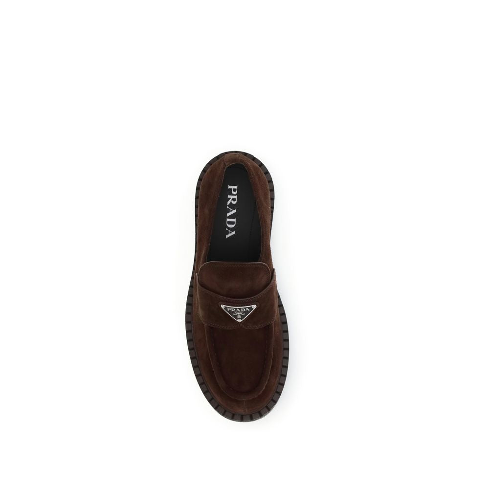 Prada suede loafers
