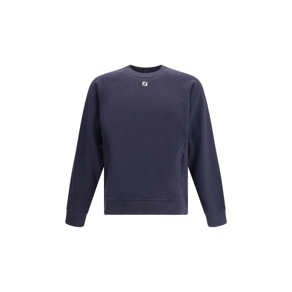 Fendi Baumwoll-Sweatshirt in Blau