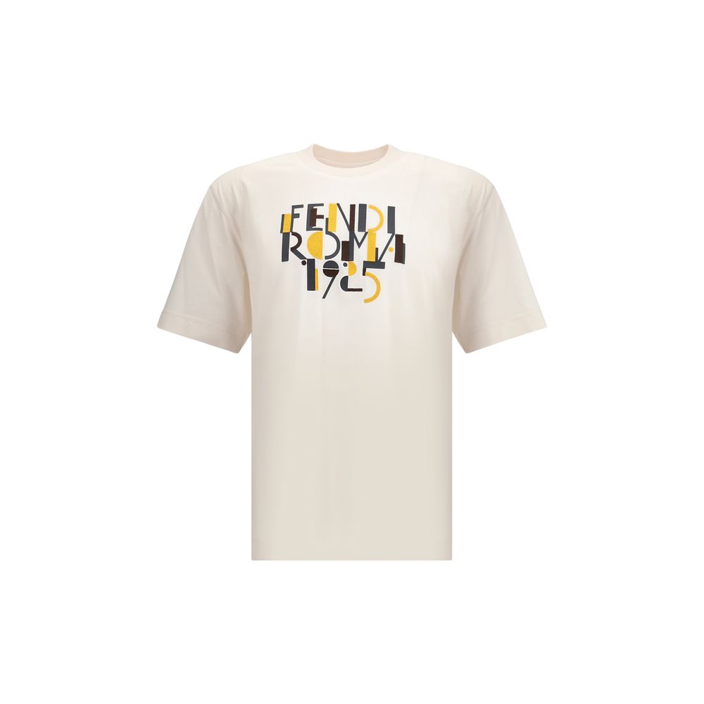 Fendi Baumwoll-T-Shirt in Weiß