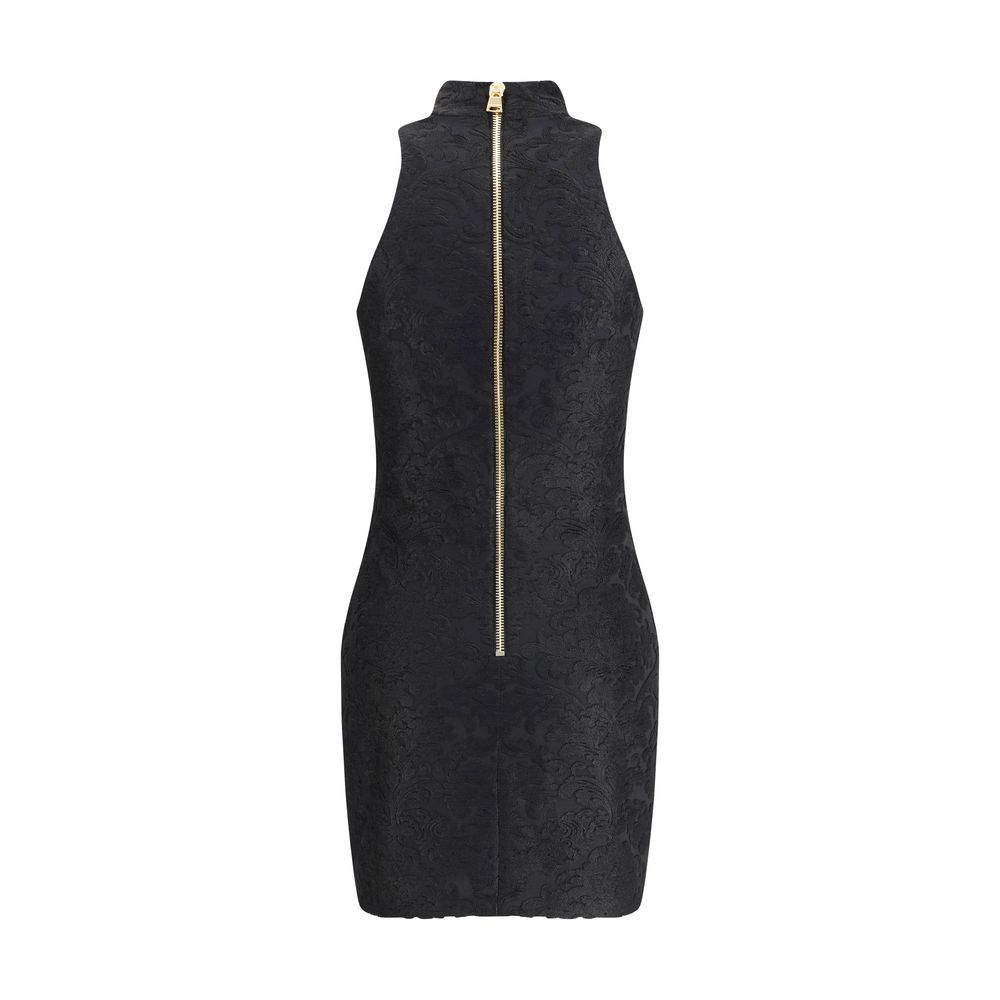 Balmain Schwarzes Cocktailkleid aus Viskose