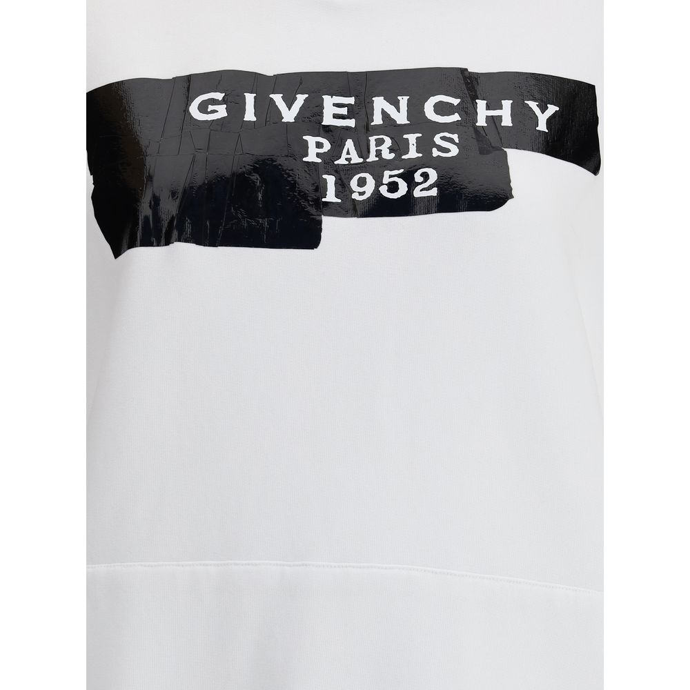 Givenchy Baumwoll-Sweatshirt in Reinweiß