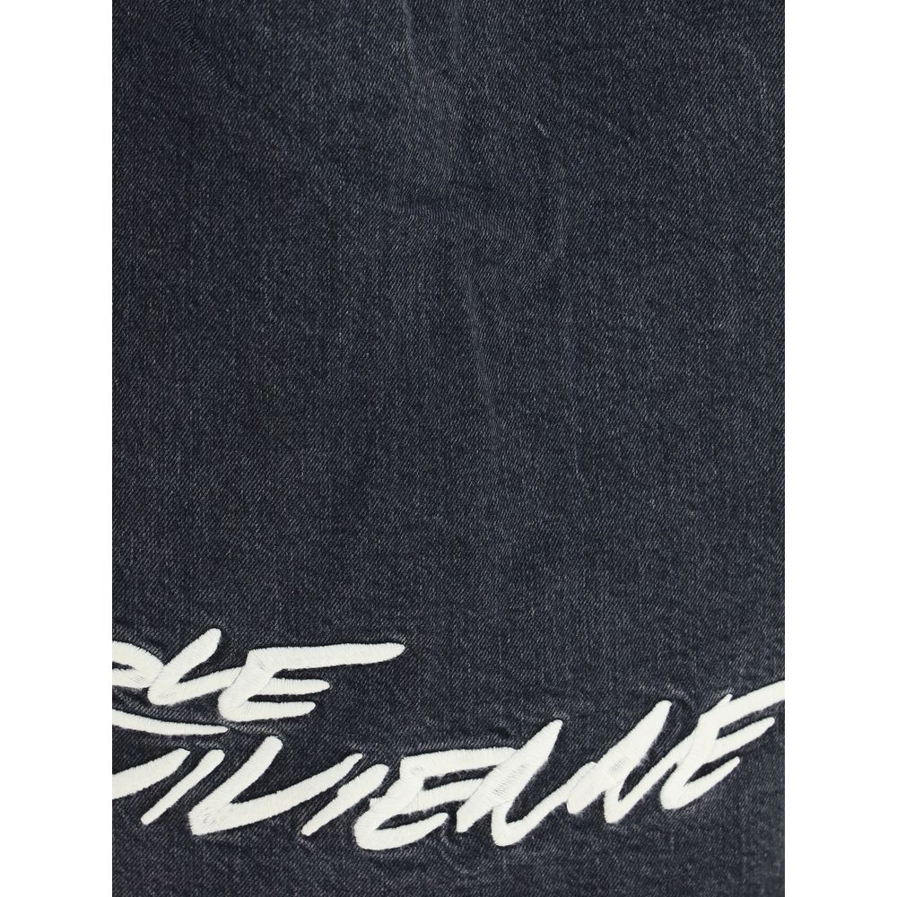 Kenzo Schwarzes Jeanshemd