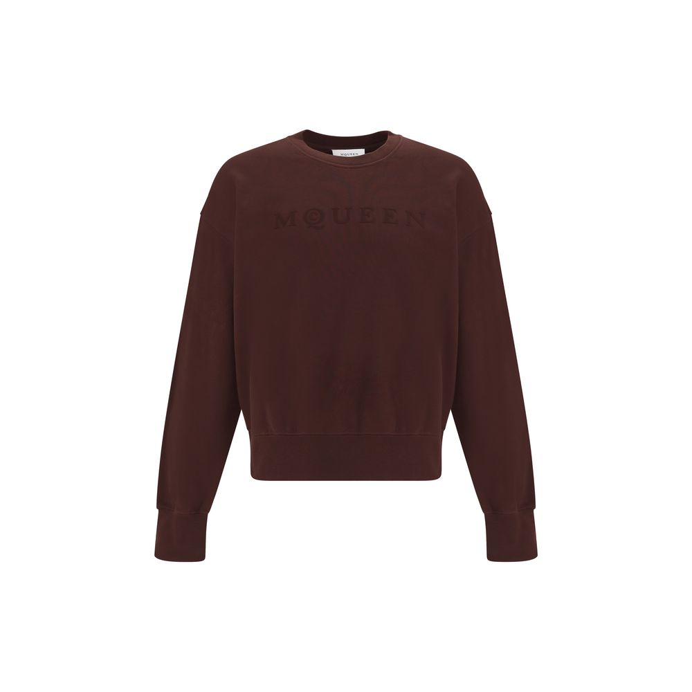 Alexander McQueen Braunes Baumwoll-Sweatshirt