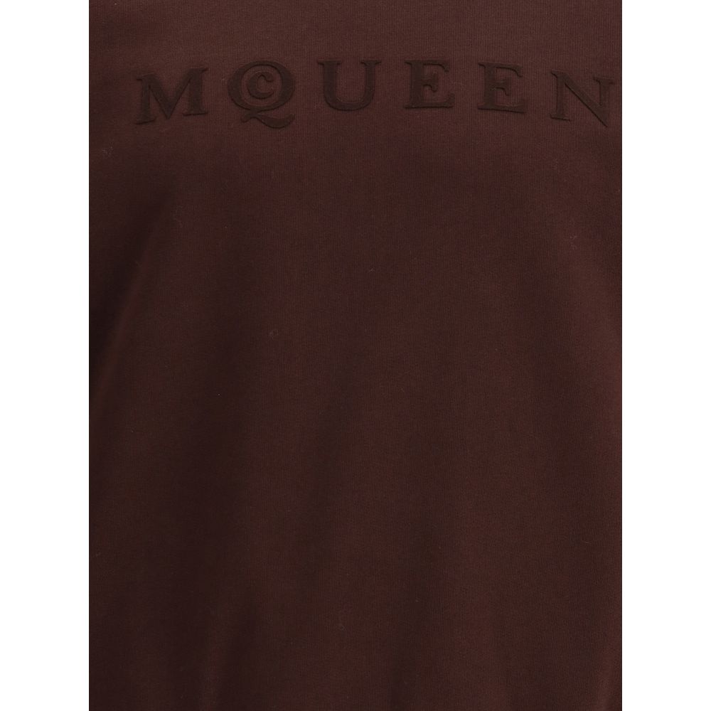 Alexander McQueen Braunes Baumwoll-Sweatshirt