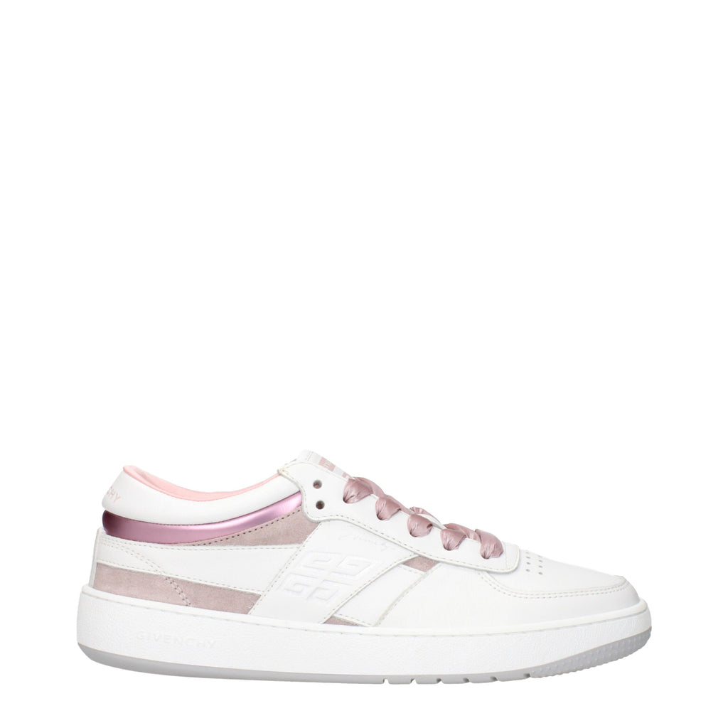 Givenchy Weiße Leder-Sneaker mit niedrigem Schnitt