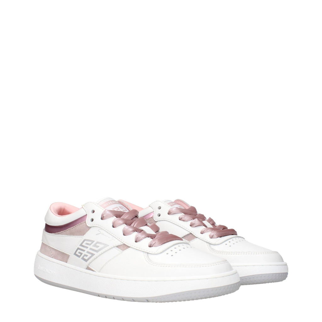 Givenchy Weiße Leder-Sneaker mit niedrigem Schnitt