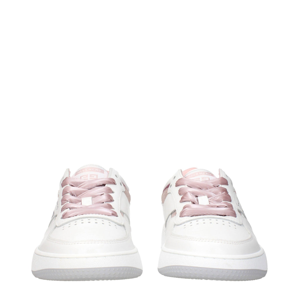Givenchy Weiße Leder-Sneaker mit niedrigem Schnitt