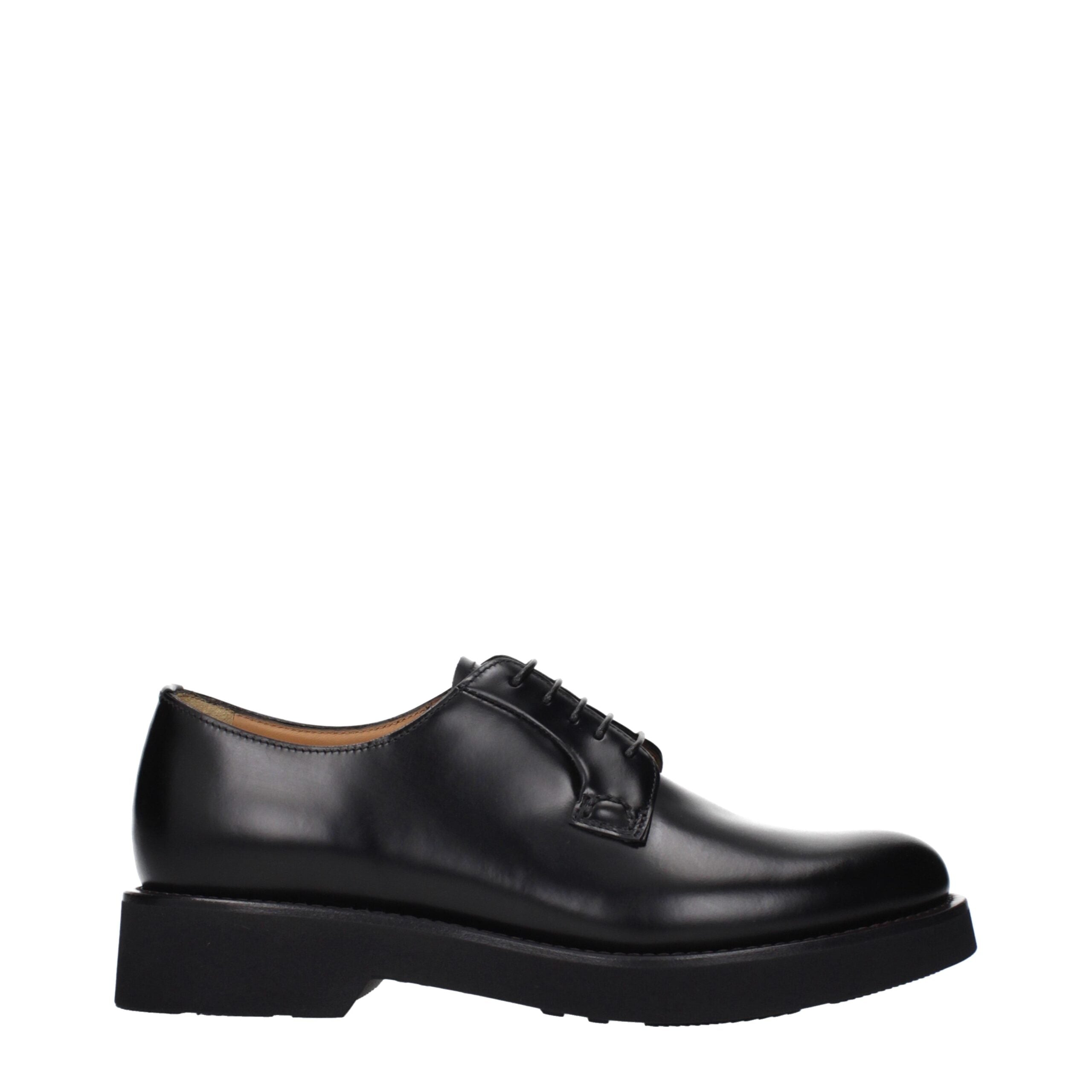 Church's Schwarze Leder Oxfords und Derbies