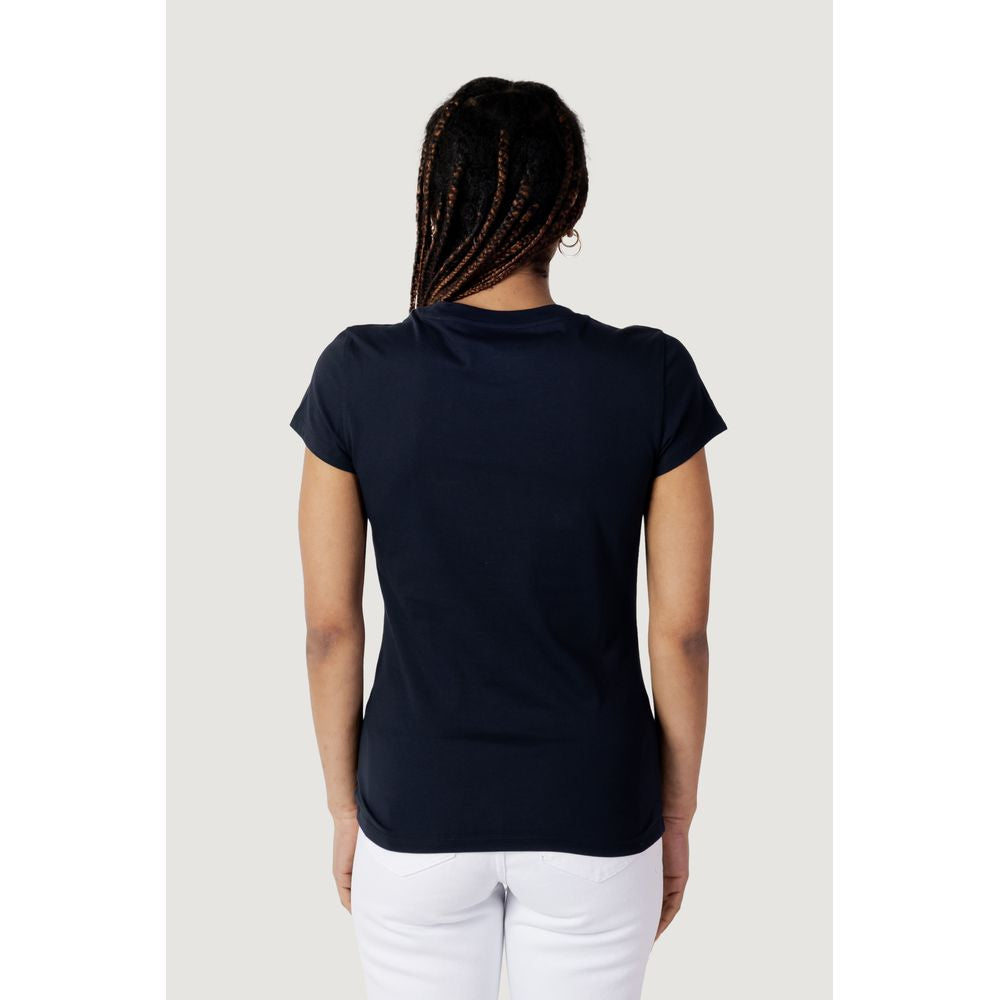 Armani Exchange T-Shirt aus blauer Baumwolle