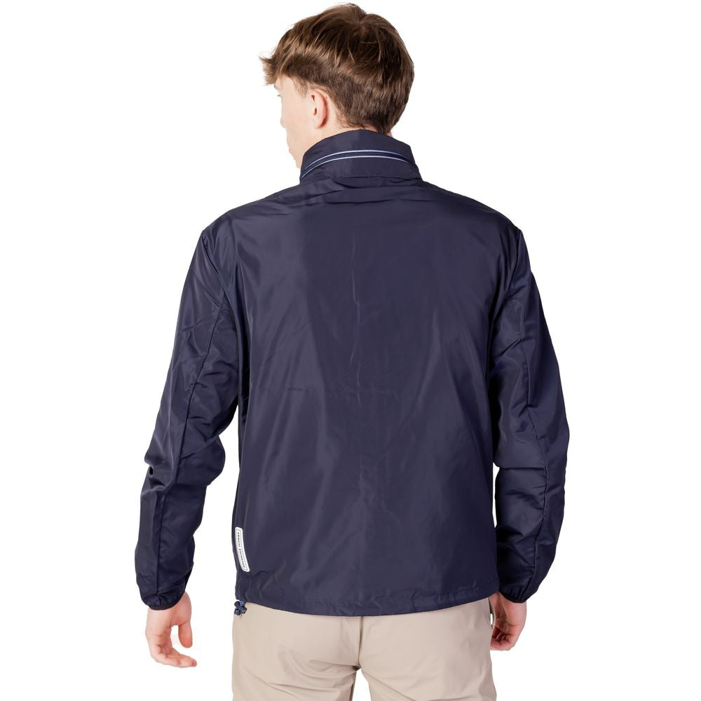 Veste Armani Exchange bleue en polyester