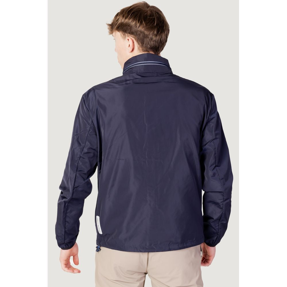 Armani Exchange Blaue Polyester-Jacke