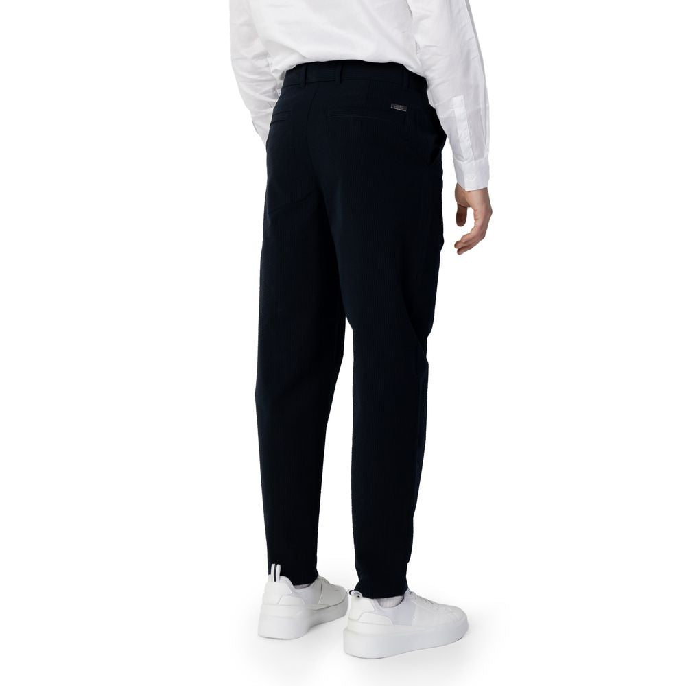 Pantalon de loisirs en coton bleu Armani Exchange