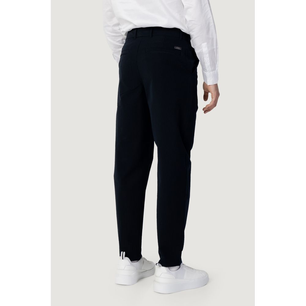 Pantalon de loisirs en coton bleu Armani Exchange