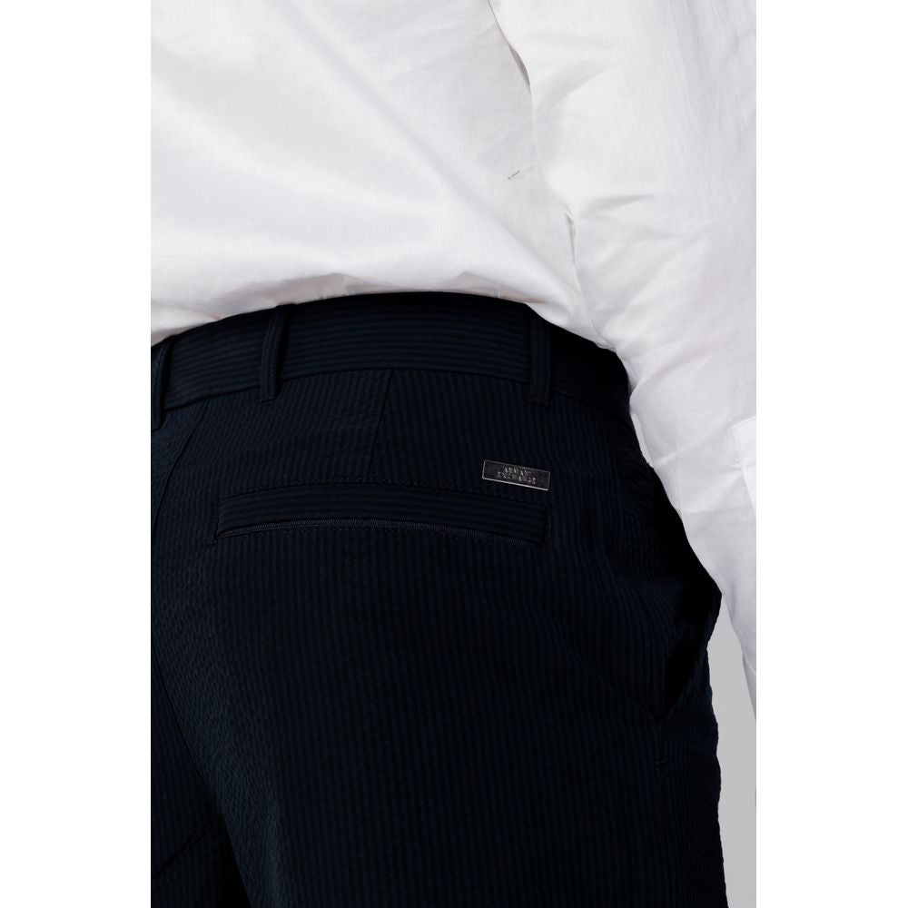 Pantalon de loisirs en coton bleu Armani Exchange