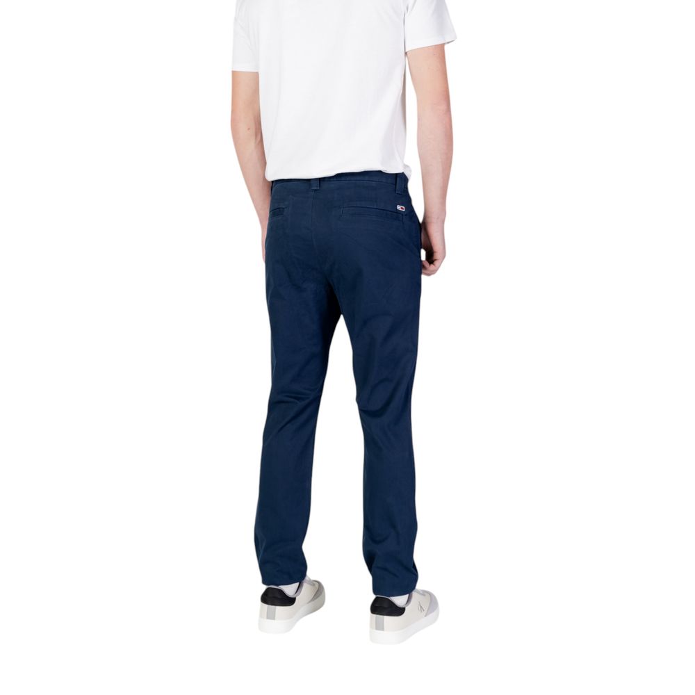 Tommy Hilfiger Jeans Dunkelblaue Baumwoll-Chinos