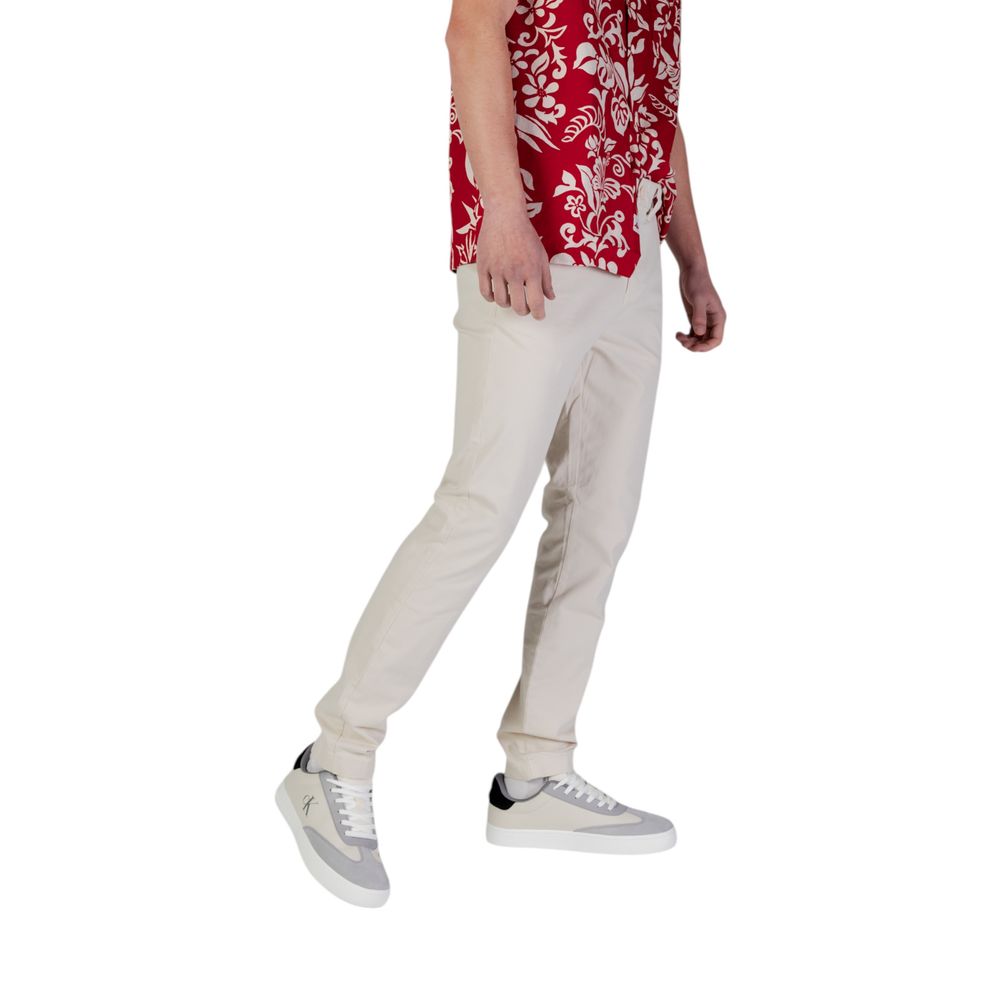 Tommy Hilfiger Jeans Beigefarbene Baumwoll-Chinos