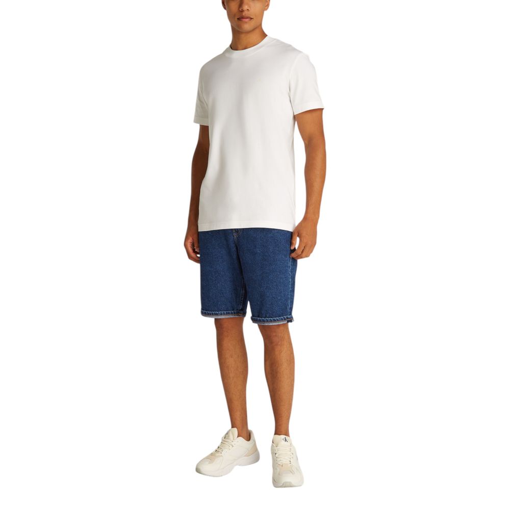 Calvin Klein Jeans Blaue Baumwoll-Bermuda-Shorts