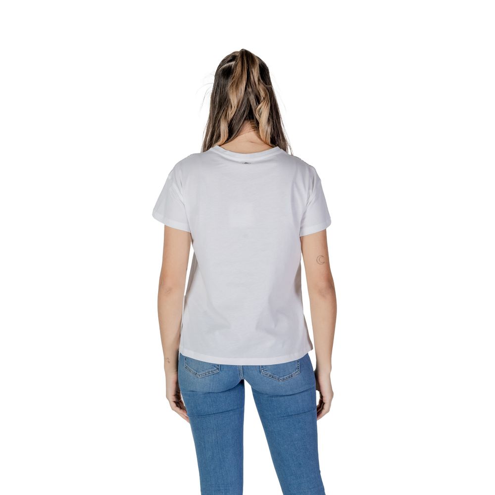 Liu Jo T-Shirt aus weißer Baumwolle