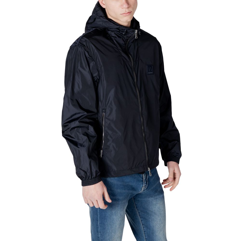 Veste Armani Exchange bleue en polyamide