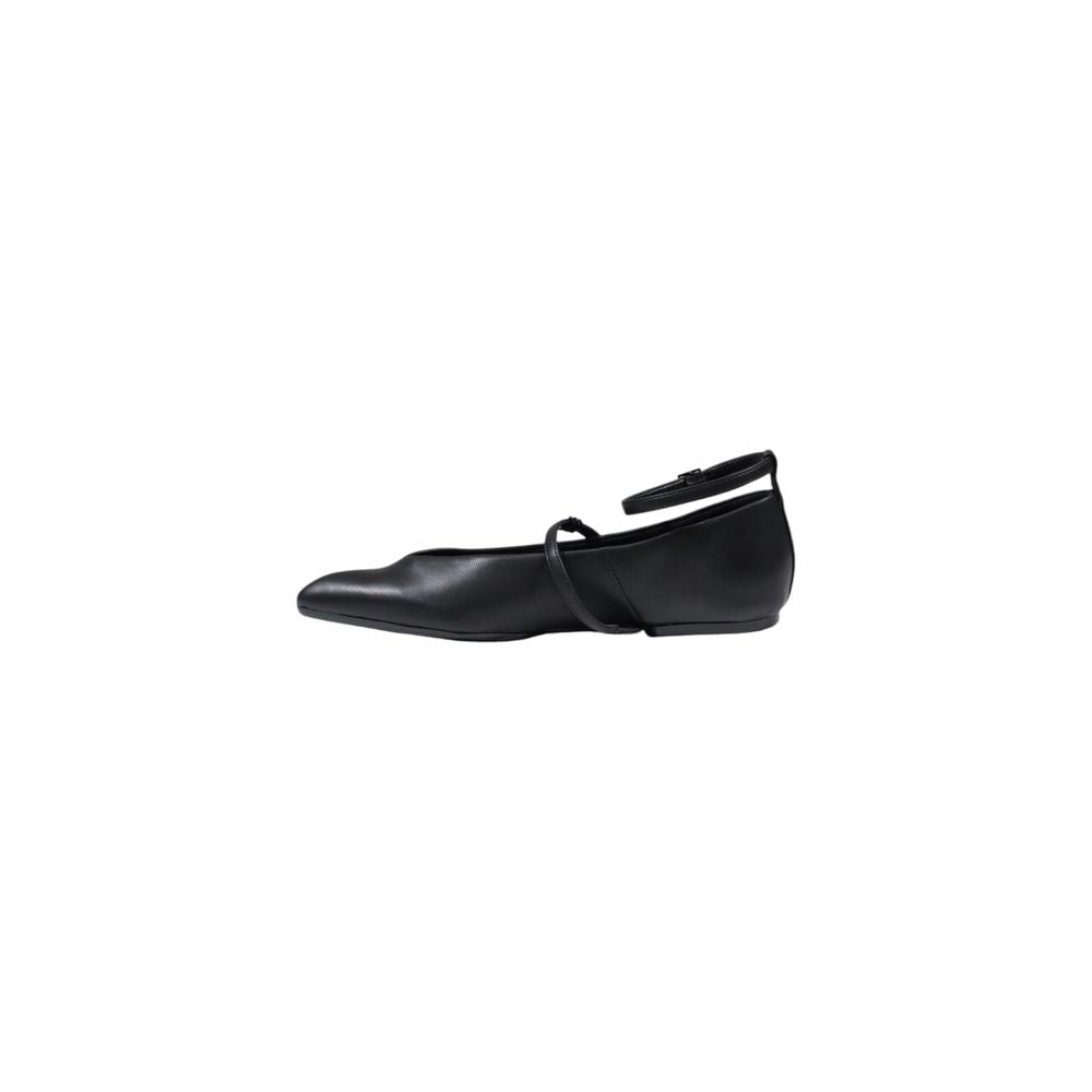 Armani Exchange Schwarze Polyester-Plateau-Pumps