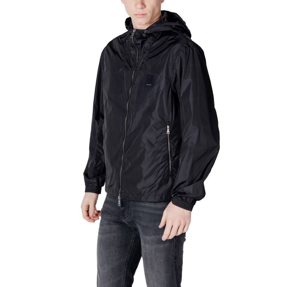Armani Exchange Schwarze Polyamid-Jacke