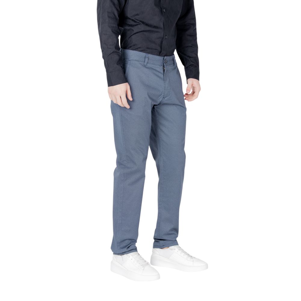Pantalon skinny en coton bleu Armani Exchange