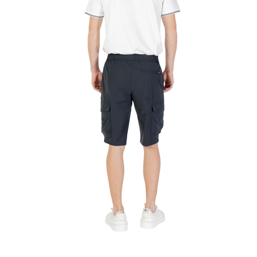 Hugo Boss Blaue Polyester-Bermuda-Shorts