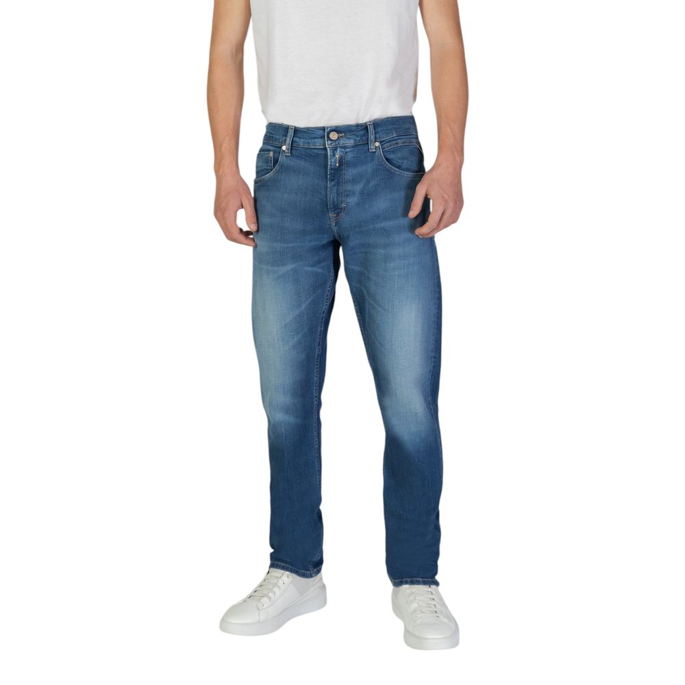 Replay Blaue Slim-Fit-Jeans aus Baumwolle