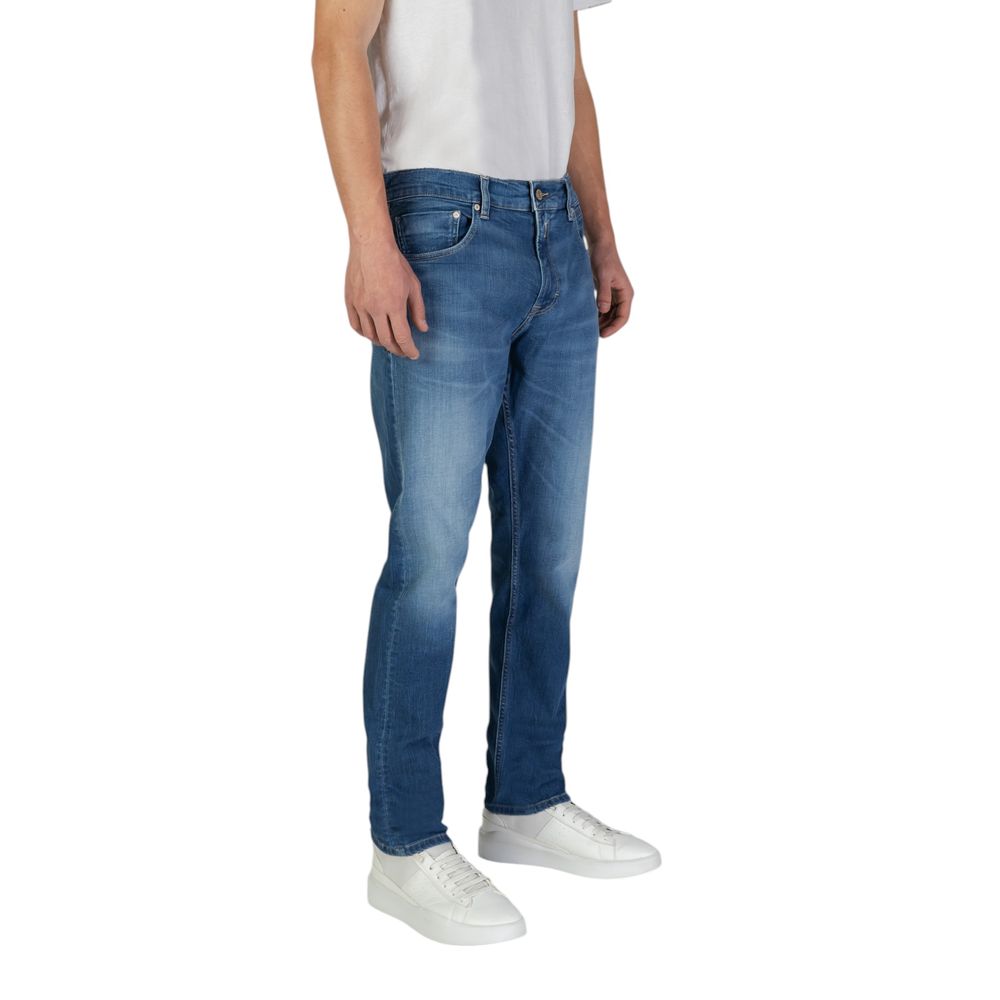 Replay Blaue Slim-Fit-Jeans aus Baumwolle