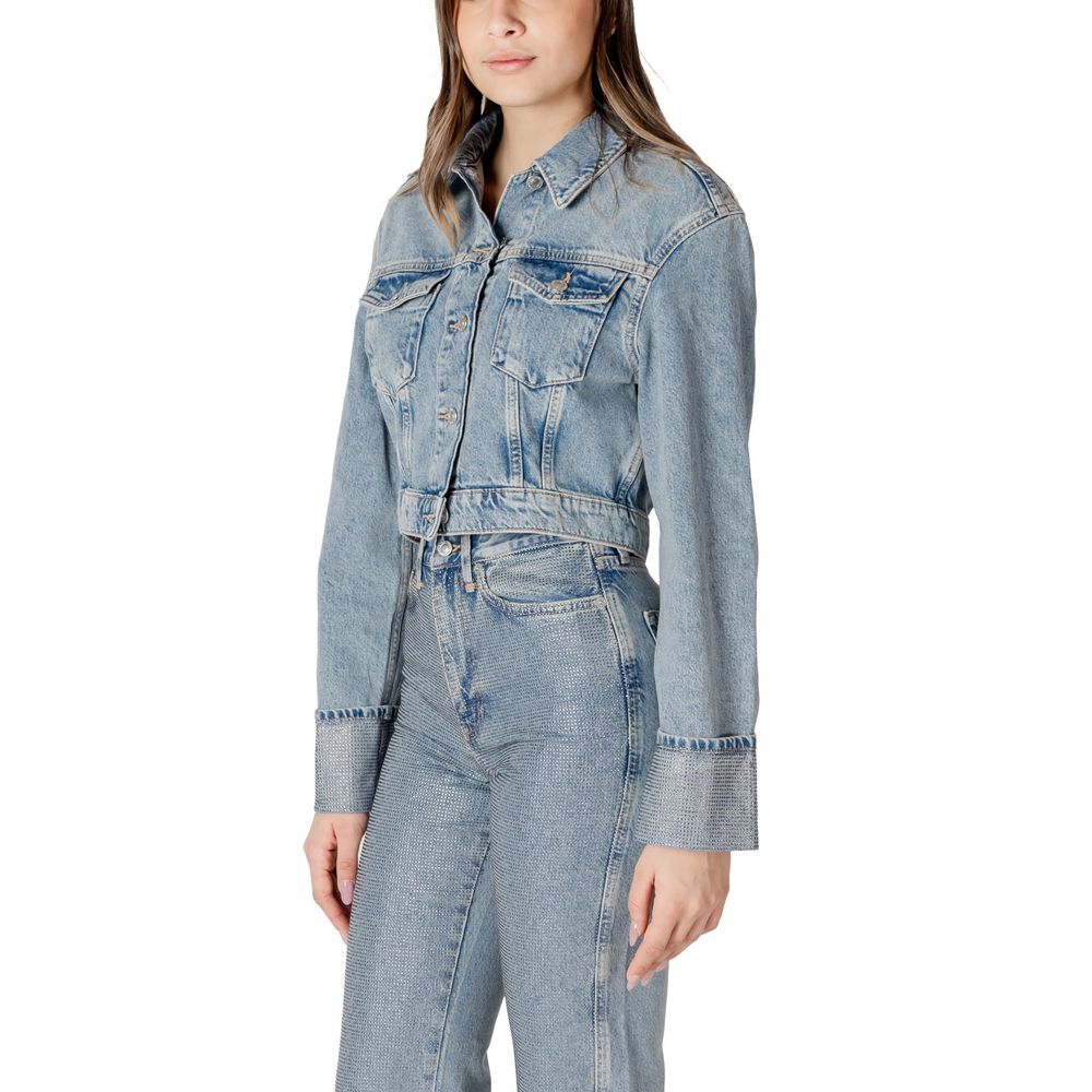 Only Hellblaue Bio-Baumwolljacken &amp