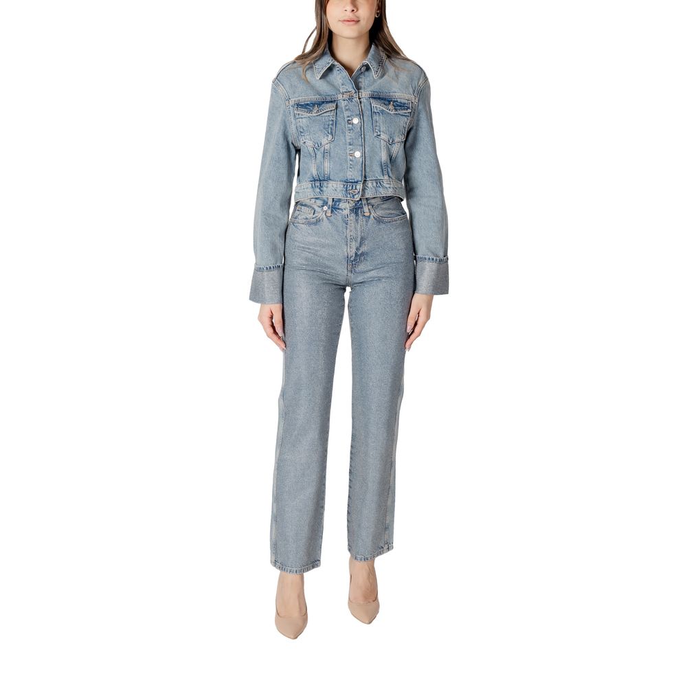 Only Hellblaue Bio-Baumwolljacken &amp