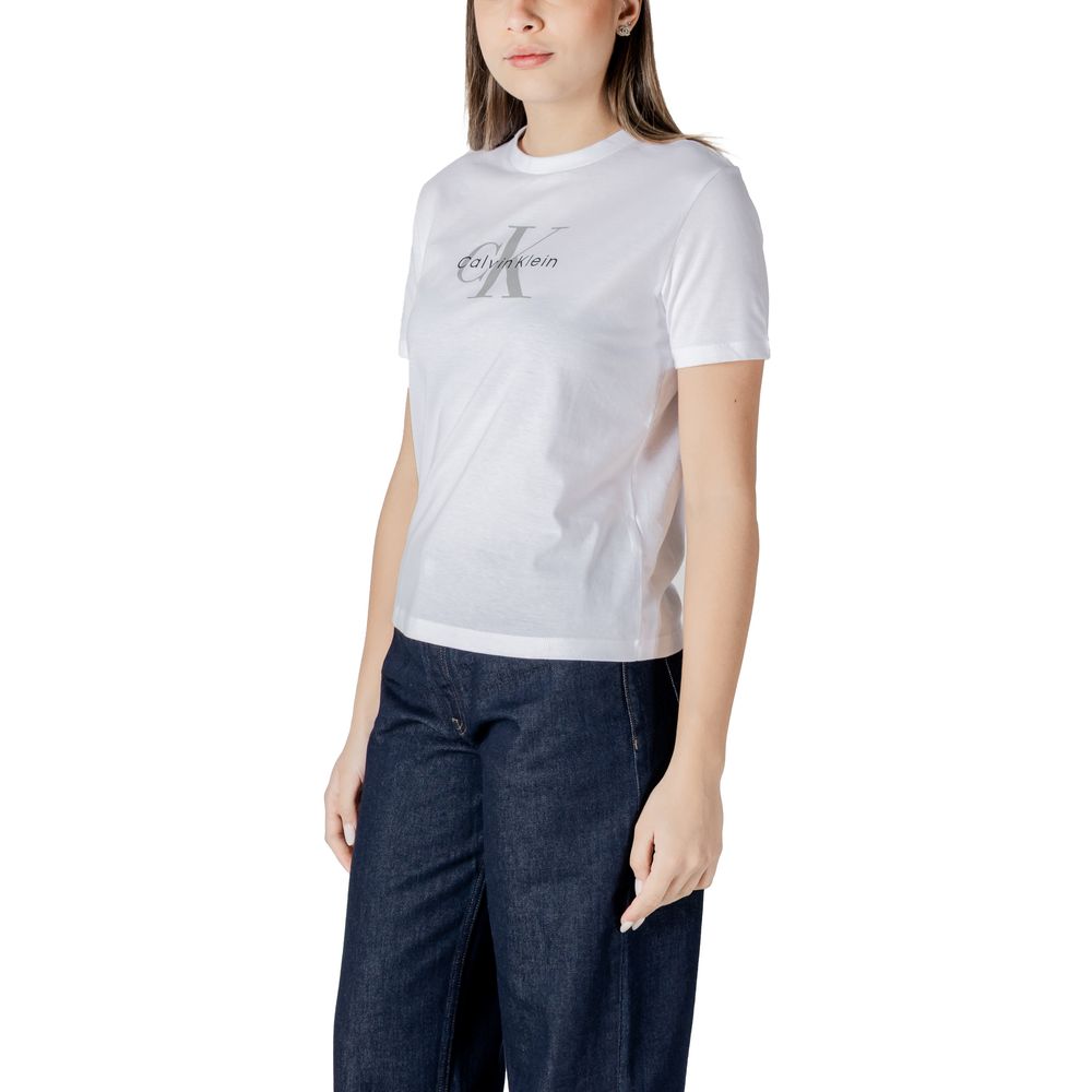 Calvin Klein Jeans T-Shirt aus weißer Baumwolle