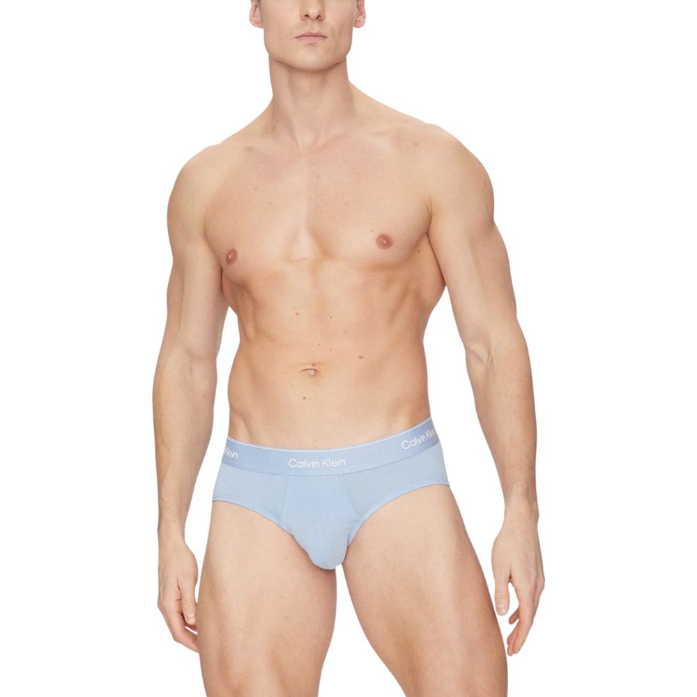 Calvin Klein Underwear Blaue Baumwoll-Slips